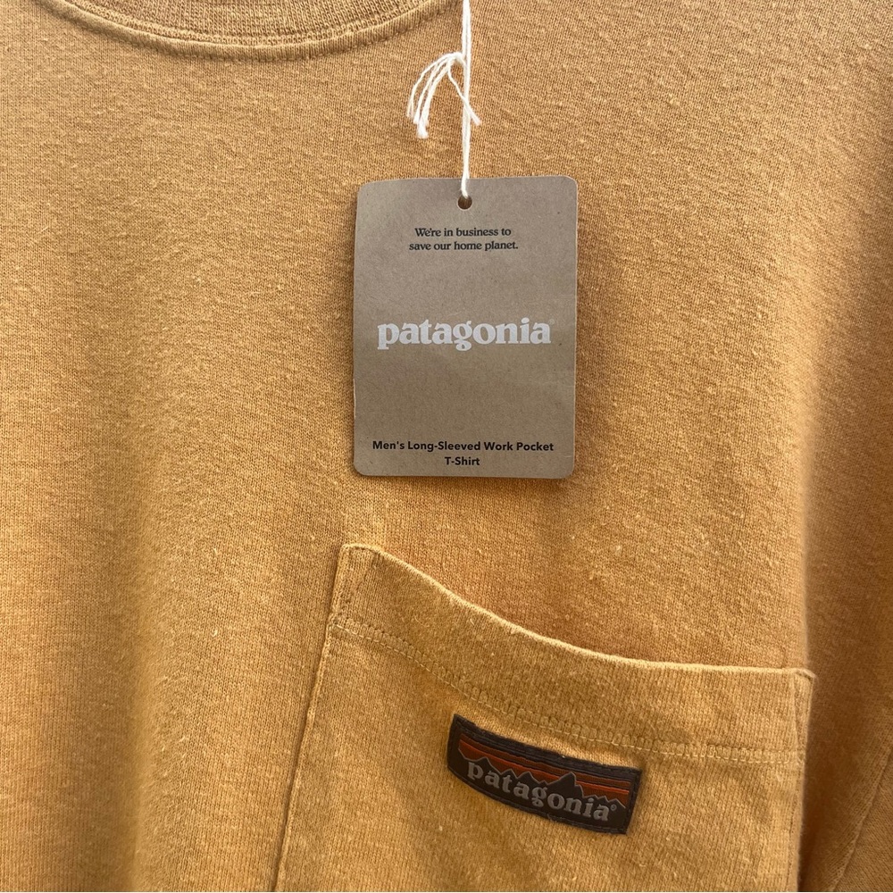 Patagonia Men's Long-Sleeved Work Pocket T-Shirt - Picture 6 of 6